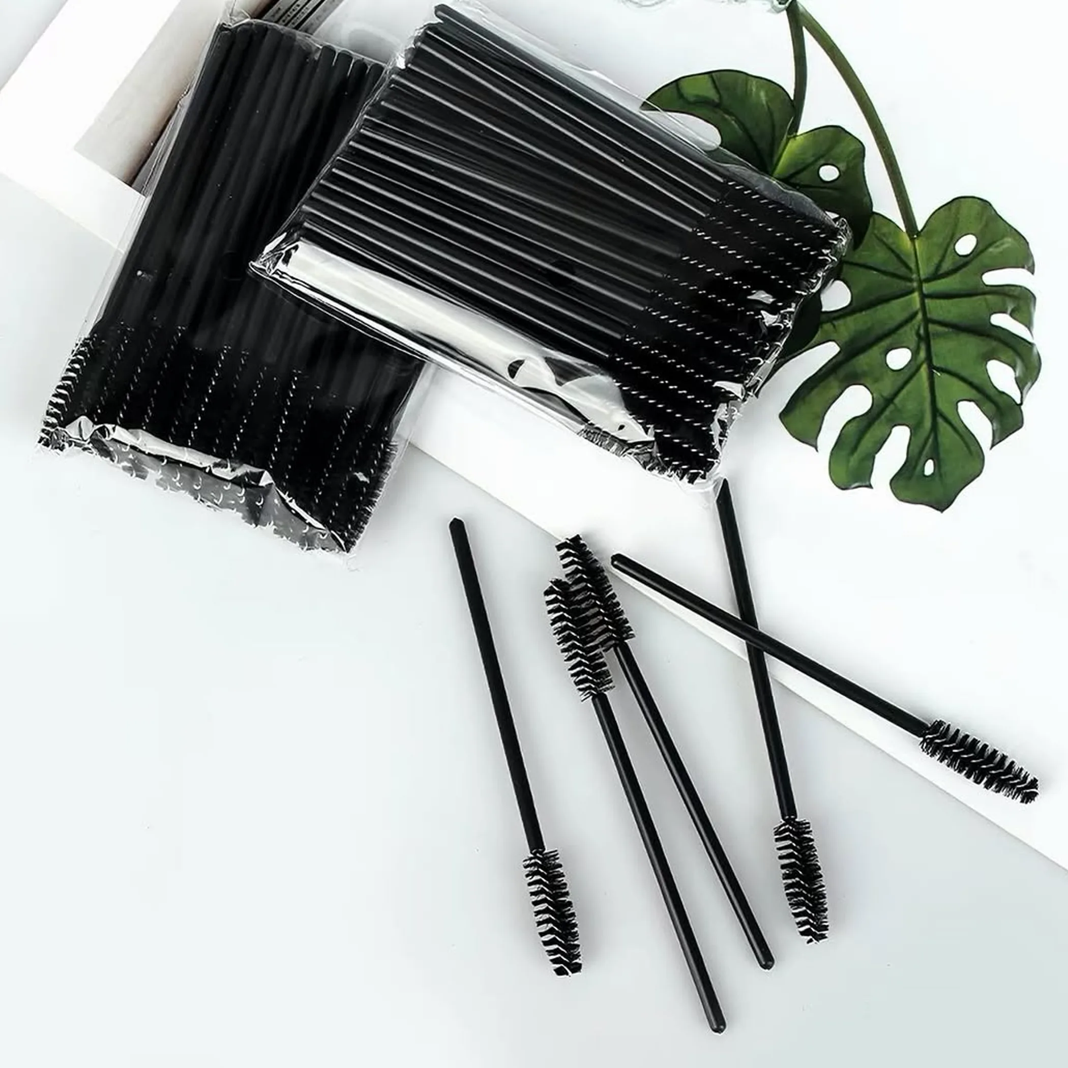 close-up of lifted natural eyelashes